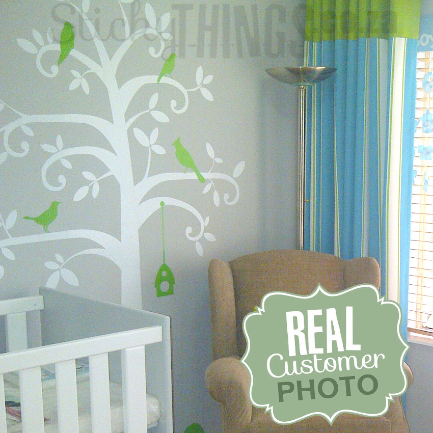 Baby Nursery Tree Wall Sticker – Sticky Things Wall 