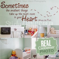 Winnie the Pooh Wall Sticker Quote
